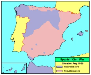 Amb la conquesta de Badajoz, els nacionals aconsegueixen unir els dos territoris que dominaven.