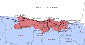 S’inicia l’ofensiva nacional contra la franja republicana del Cantàbric.