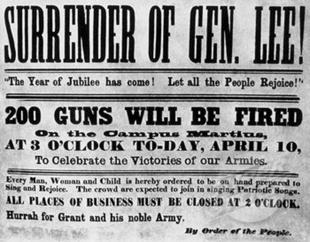 Surrender at Appomattox Courthouse