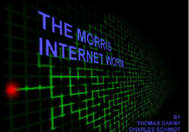 1988 - This was the first time the internet got a virus and this virus was called the Morris Worm or the Internet worm