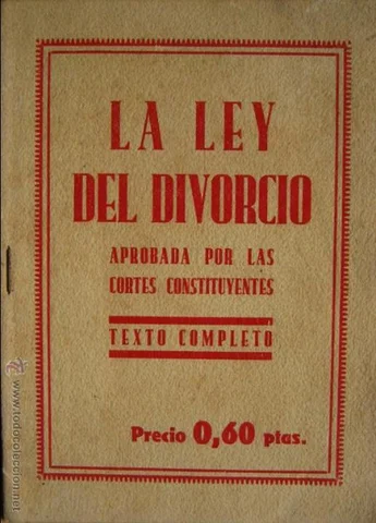 Derogació de la Llei del Divorci (Esd.)