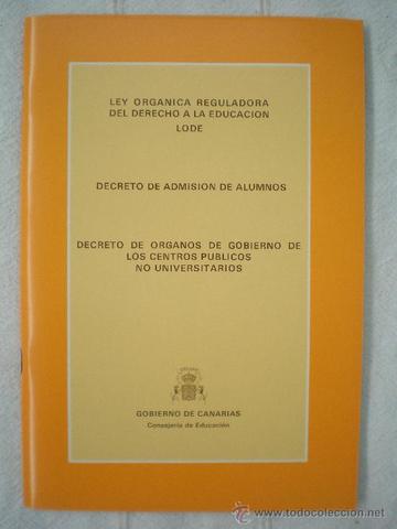 Ley Orgánica del Derecho a la Educación