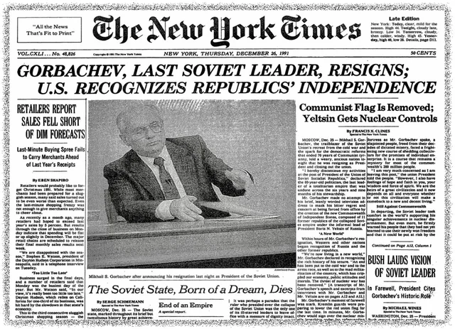 End of The Soviet Union