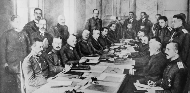 Signing of the Treaties of Brest-Litovsk