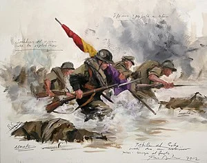 Batalla de l’Ebre. Ofensiva republicana que travessa l’Ebre per distraure l’ofensiva franquista sobre València.