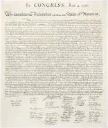 INDEPENDENCE OF THE US.