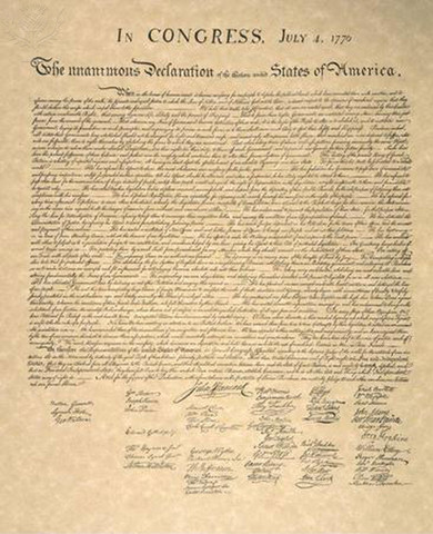 The Declaration of Independence