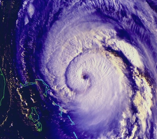 Hurricane Hugo hits North Carolina
