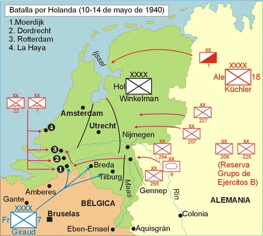 Invasión de Países Bajos