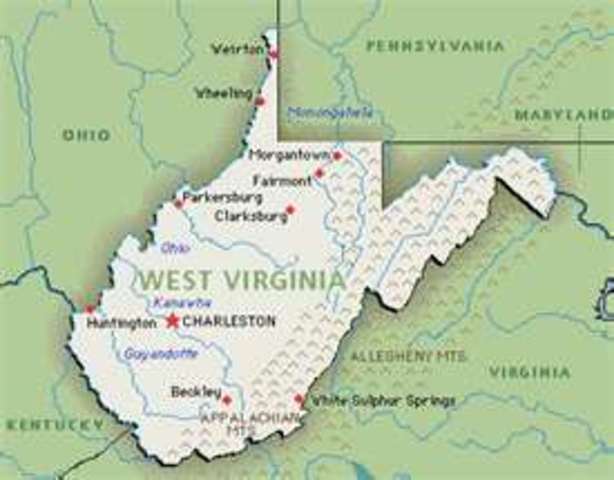 West Virginia was born