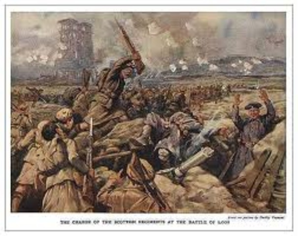 Start of the Battle of Loos