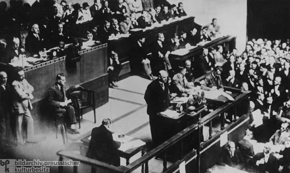 German entrance into League of Nations