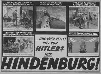 Election of President von Hindenburg