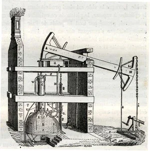 T. Newcomen's steam engine