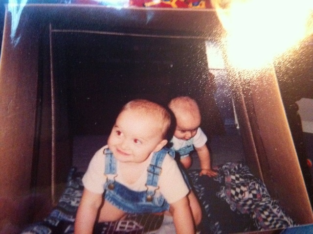 Infant begins to crawl