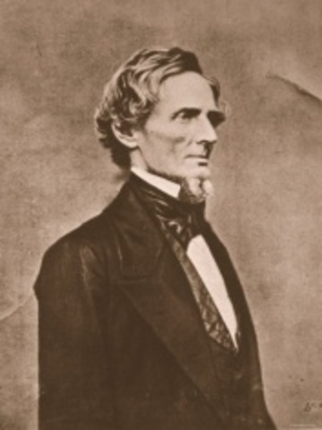Jefferson Davis president  of the Confederacy