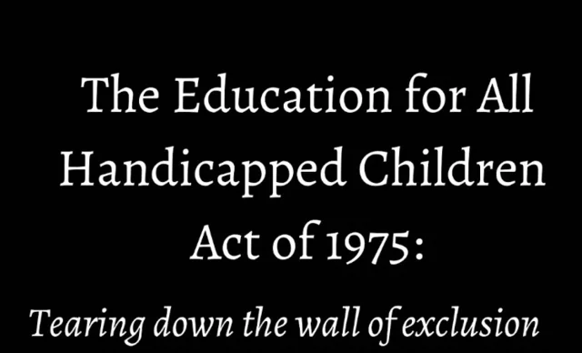 Education for All Handicapped Children Act
