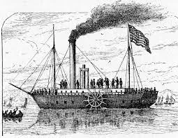 R. Fulton's steamboat