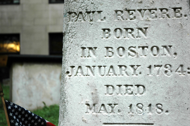 Paul Revere dies