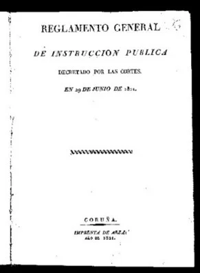REGLAMENTO GENERAL DE LA INSTRUCCIÓN PÚBLICA