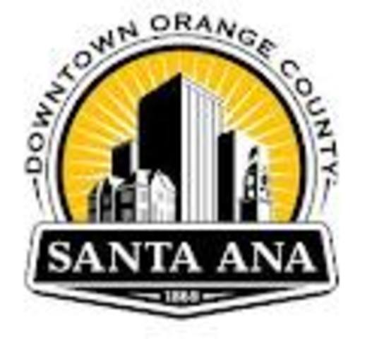 Santa Ana was incorporated as a city