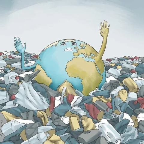 Vídeo tempo de decomposição do lixo