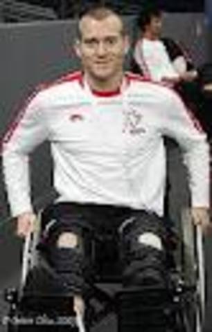 He fractured his tibia