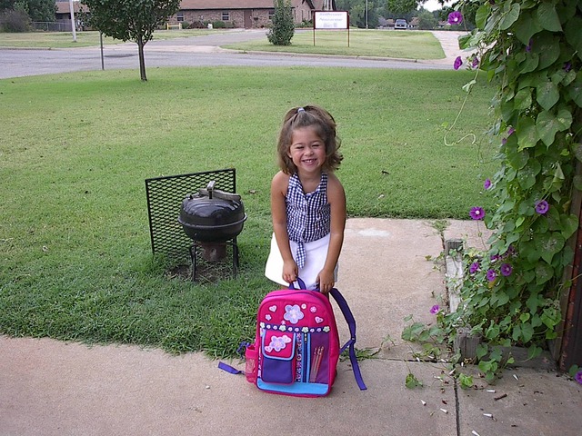 My first day of Kindergarten