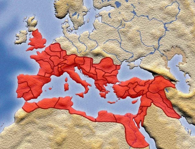 Roman Empire at its largest