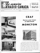 Entrée en onde de la station CBAF a radio canada atlantique a partir des bureaux de Moncton