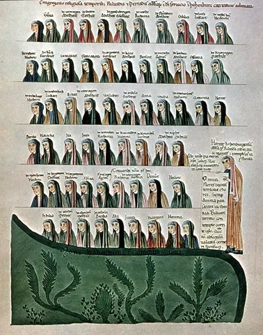 Herrad of Landsberg, Hortus Deliciarum fol. 323r,1170