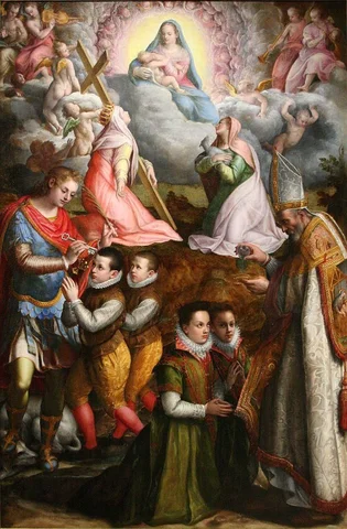 Lavinia Fontana consecration to the virgin 1599