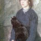 Gwen john young woman holding a black cat tate