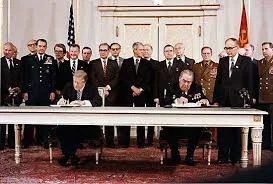 I.N.F. Treaty signed