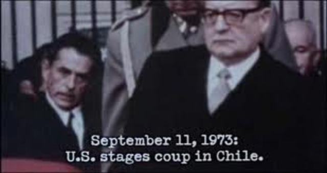 Military coup in Chile and assassination of Allende