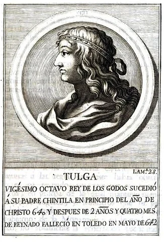 Fallecimiento del Rey Tulga (Thulga)