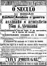 Fim Primeira Guerra Mundial