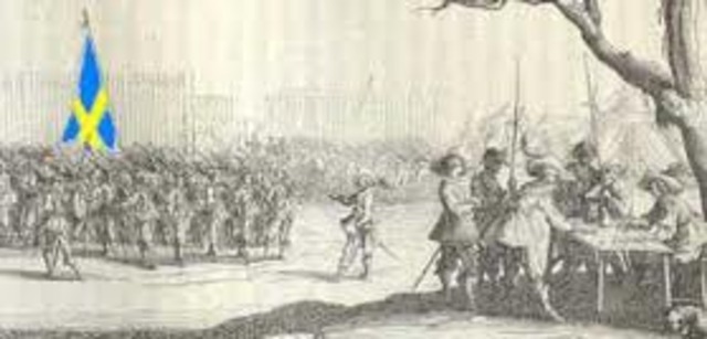 går sverige med i 30 åriga kriget