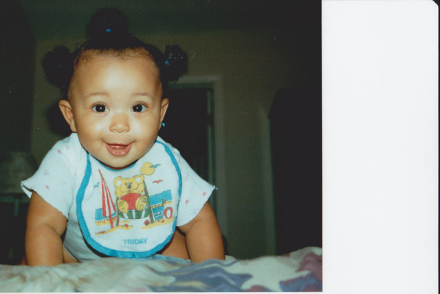 Infant begins to crawl.