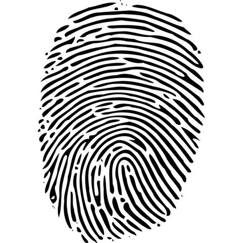 Fingerprints form.
