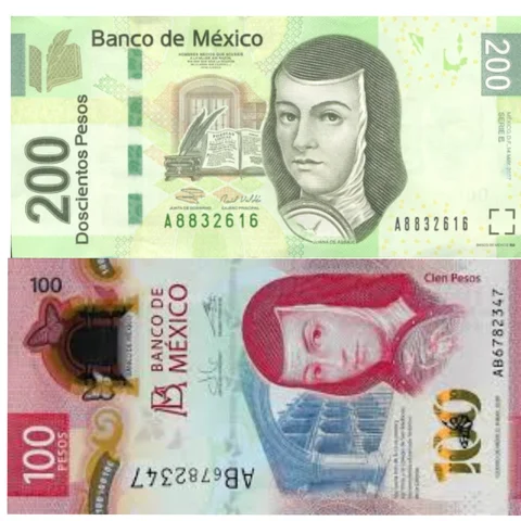 Sor Juana In Mexican Bills