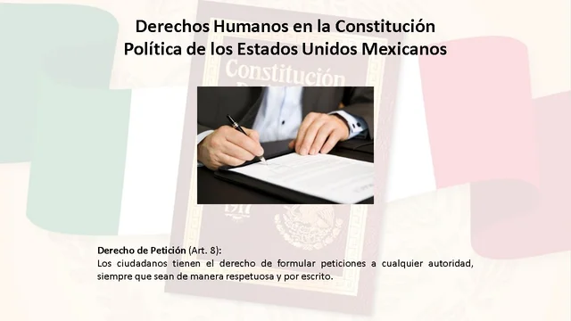 Derecho de Petición (Art. 8)