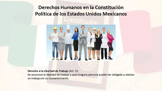 Derecho a la Libertad de Trabajo (Art. 5)