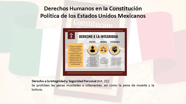 Derecho a la Integridad y Seguridad Personal (Art. 22)