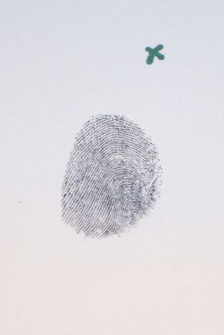 Fingerprints form.