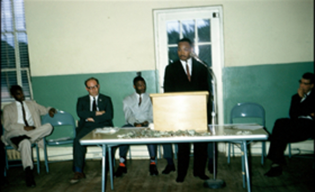 MLK speaks at Hargraves