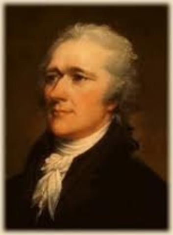 Alexander Hamilton and his plan for creating the Bank of United States