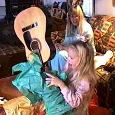 Taylor Receives Her First Guitar