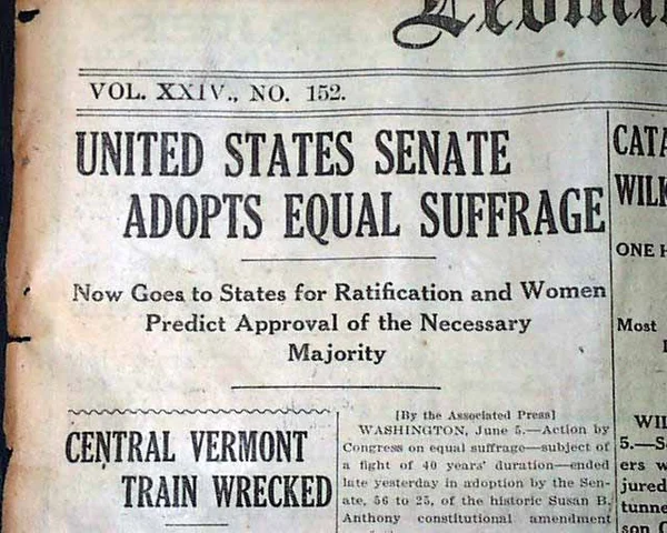 Federal Suffrage Amendment Passed