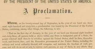 The Emancipation Proclamation